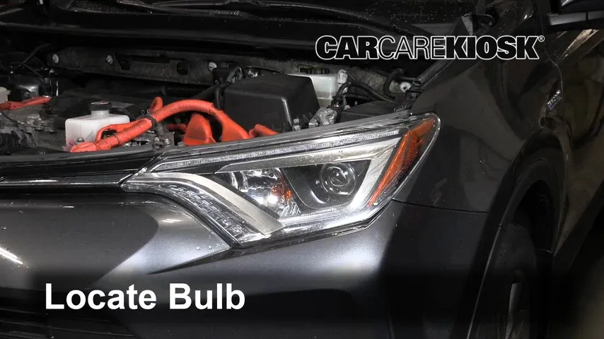 2017 Toyota RAV4 Hybrid Limited 2.5L 4 Cyl. Lights Turn Signal - Front (replace bulb)